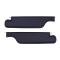 Legendary Auto Interiors 1969 Chevrolet El Camino Hardtop Sunvisors (Ribbed)