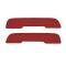 Legendary Auto Interiors 1968-1972 Oldsmobile / Buick / Chevrolet / Pontiac GM A-Body Front Armrest Pads AP68GA-FRT
