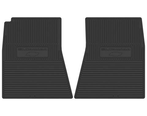 Legendary Auto Interiors 1971-1972 Chevrolet El Camino 'El Camino w/ Bowtie' Floor Mats
