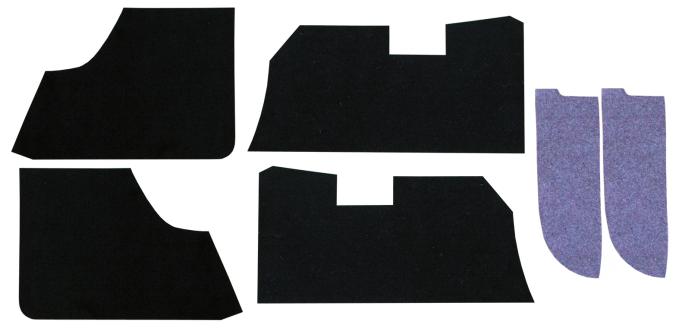 Legendary Auto Interiors 68-72 GM A-Body Convertible Rear Armrest Cover Installation Kit INSTALLATION-AW4