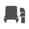Legendary Auto Interiors 1967 Oldsmobile F-85/Cutlass/442 Coupe Headliner (Basketweave) HL67GU