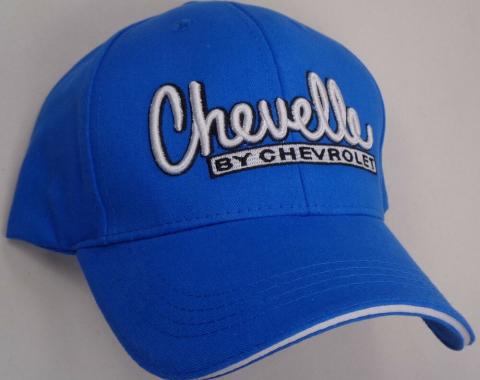 Chevelle Cap, Solid Blue, With Bowtie Logo