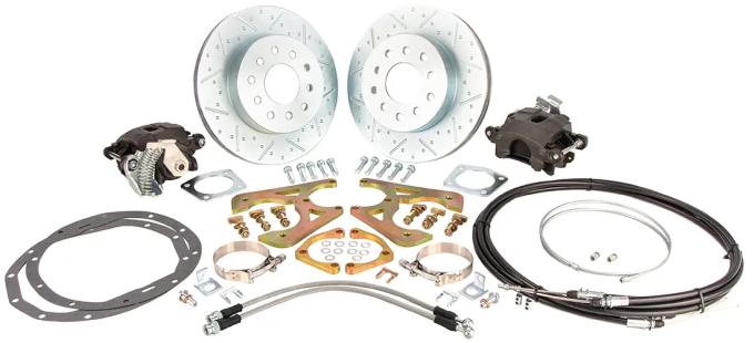 Classic Performance 11" Rear Disc Brake Wheel Kit w/ E-Brakes 68-72 Chevy Mid-Size, 5 x 4.75 1012RWBK-SE-6872UG