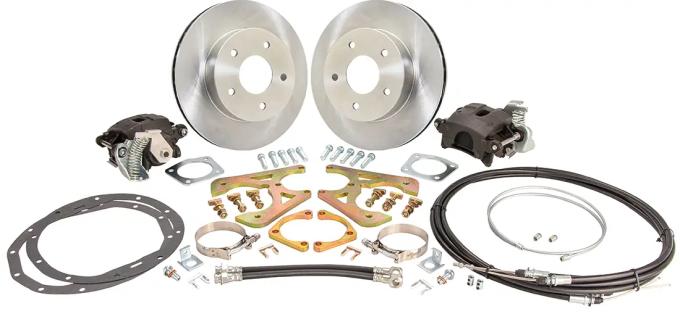 Classic Performance 11" Rear Disc Brake Wheel Kit w/ E-Brakes 68-72 Chevy Mid-Size, 5 x 4.75 1012RWBK-SE-6872