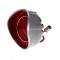 AMD Tail Light Lens, Red, 46 Red LED, Stainless Bezel, RH, 71 Chevelle Malibu X951-3471-1DR