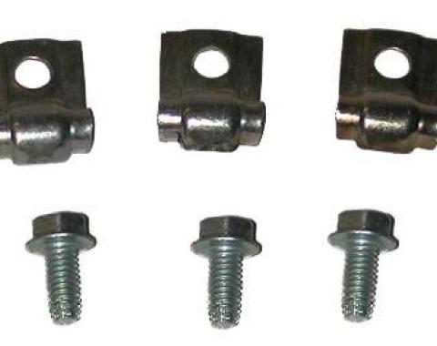 Shafers Classic Reproductions 1958-1964 Chevrolet Full Size Long Gas Line Clip and Bolt Set GLC400