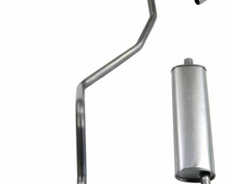 Shafers Classic Reproductions 1960-1964 Chevrolet SW 8 cyl. 283 Single Exhaust and ONLY 1960 El Camino Exhaust System, Stainless steel 73039S