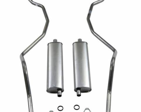 Shafers Classic Reproductions 1960-1961 SW 8 cyl. 348 Dual exhaust and 1960 El Camino Exhaust System 73034