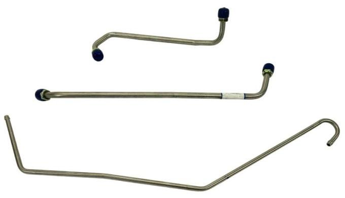 Shafers Classic Reproductions 1969 Chevrolet Camaro Gas Lines (Pump To Carb) Stainless Steel GLK209S