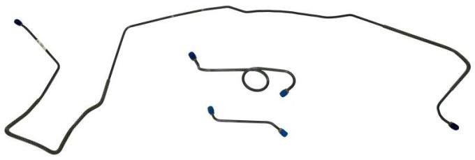 Shafers Classic Reproductions 1966 Chevrolet Chevelle Front Brake Line Set, Stainless Steel FBL722S