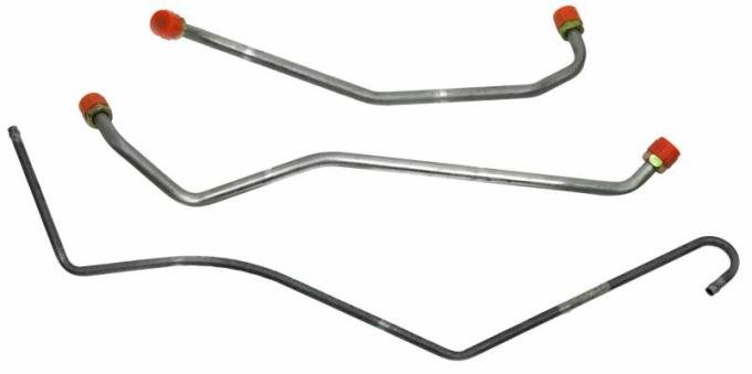 Shafers Classic Reproductions 1969-1970 Chevrolet Chevelle Gas Lines (Pump To Carb) Stainless Steel GLK721S