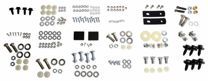 Shafers Classic Reproductions 1961-1964 Chevrolet Full Size Convertible Top Bolt Kit CBK400