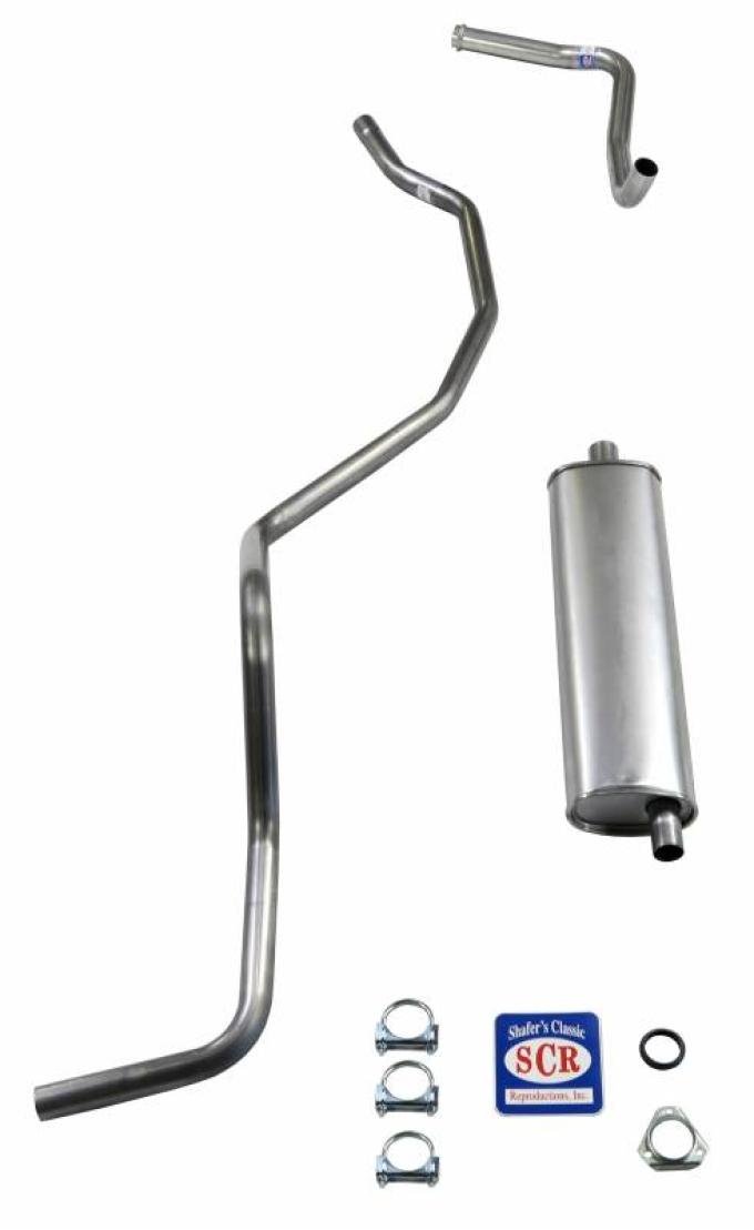 Shafers Classic Reproductions 1960-1962 SW 6 cyl. Single Exhaust and 1960 El Camino Exhaust System 73038