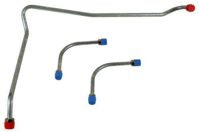 Shafers Classic Reproductions 1969 Chevrolet Chevelle Gas Lines (Pump To Carb) Stainless Steel GLK708S