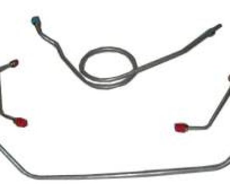 Shafers Classic Reproductions 1959-1961 Chevrolet Full Size Front Brake Line Set, Stainless Steel FBL404S