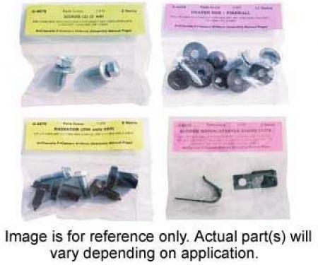 AMK Products Inc Underhood Detailing Hardware Kit (154pcs), 65 Chevelle El Camino H-65A-UH
