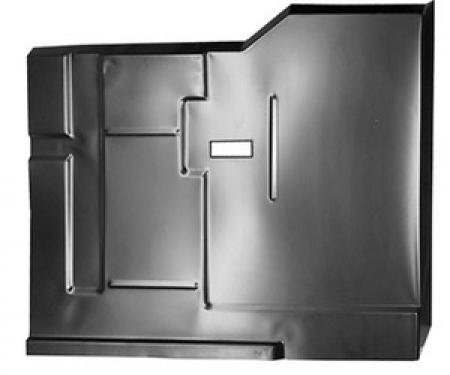 Key Parts '73-'91 Floor Pan Under Rear Seat, Passenger's Side 0853-224 R