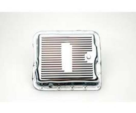 Chevelle Automatic Transmission Oil Pan, Turbo-Hydramatic 700R4, Chrome, 1964-1972