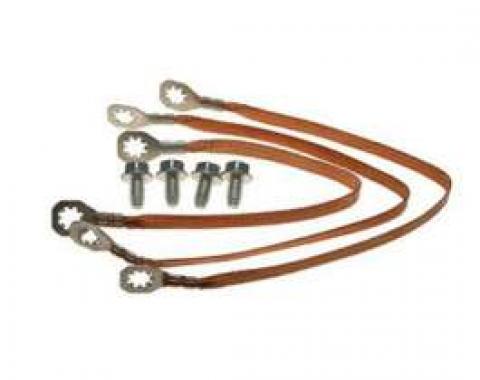 Chevelle Ground Wire Strap Kit, Small Or Big Block, 1966