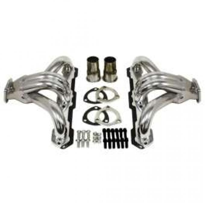 Chevelle & Malibu Ceramic Coated Shorty Headers, Small Block, 1964-1983