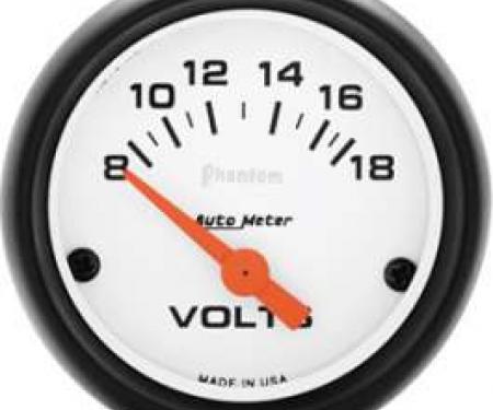 Chevelle Voltmeter, Phantom Series, AutoMeter, 1964-1972