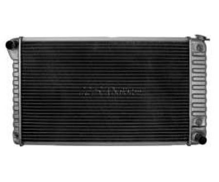 Chevelle Radiator, Small Block, 4-Row, 28 Core, For Cars With Automatic Transmission & With Or Without Air Conditioning, Desert Cooler, U.S. Radiator, 1968-1971