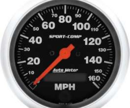Chevelle Speedometer, Electric, 160 MPH, Sport-Comp Series, AutoMeter, 1964-1972