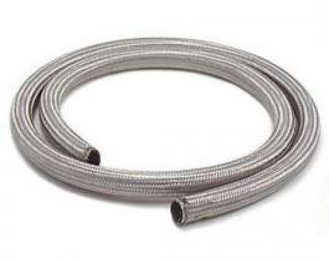 Chevelle Heater Hose, Sleeved, Stainless Steel, 5/8 x 6'