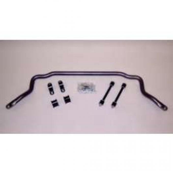 Malibu Anti-Sway Bar, Front, 1-5/16, Silver Vein Powder Coated, With Bushings, Hellwig, 1978-1983