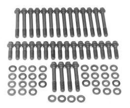 Chevelle Cylinder Head Bolt Kit, Small Block, For Performer, Performer RPM & E-Tec Aluminum Heads, Edelbrock, 1964-1972