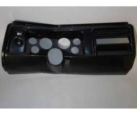 Chevelle Instrument Cluster Panel, Carbon Fiber Finish, With Pre-Cut Holes, 1969
