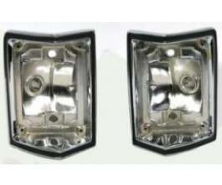 Chevelle Taillight Housings, Left & Right, Wagon, 1968-1969