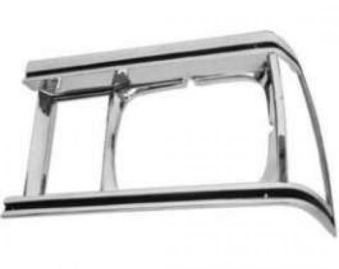 Malibu Headlight Bezel, Left, 1981