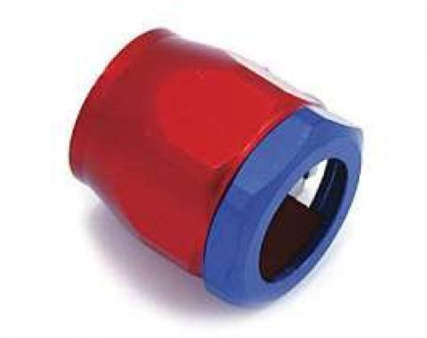 Chevelle Heater Hose Fitting, Red/Blue, 3/4