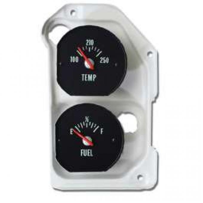 Chevelle Fuel & Water Temperature Gauge Combination, With Housing, Super Sport (SS), 1970