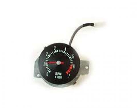 Chevelle Tachometer, 7000 RPM, In-Dash Clock Conversion, 1968