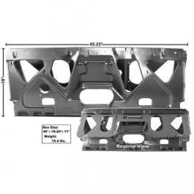 Chevelle Rear Seat Divider, Convertible, 1970-1972