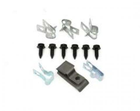 Chevelle Fuel Line Retaining Clips, Single, 3/8, For Cars Without Return Line, 1969-1972