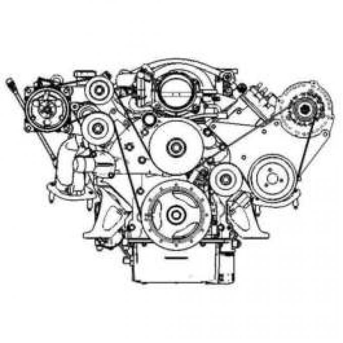 LS Engine Air Conditioning Bracket Kit