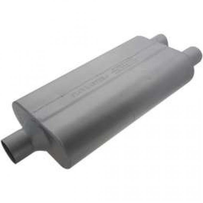 Chevelle Muffler, 2.25, Center/Offset, 50 Series Performance, Flowmaster, 1964-1972