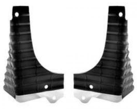 Chevelle & El Camino Grille Extensions, Super Sport (SS), Black, 1968