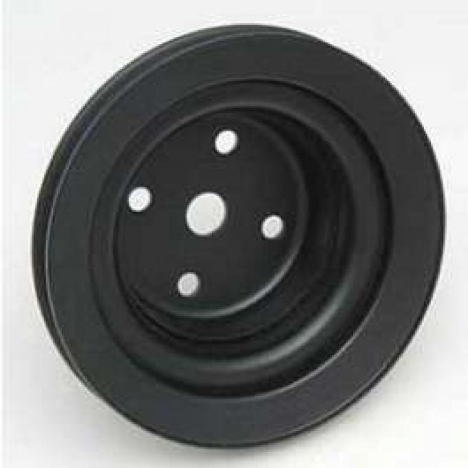 Chevelle Water Pump Pulley, 396/375hp L78, Deep Single Groove, Black, 1969