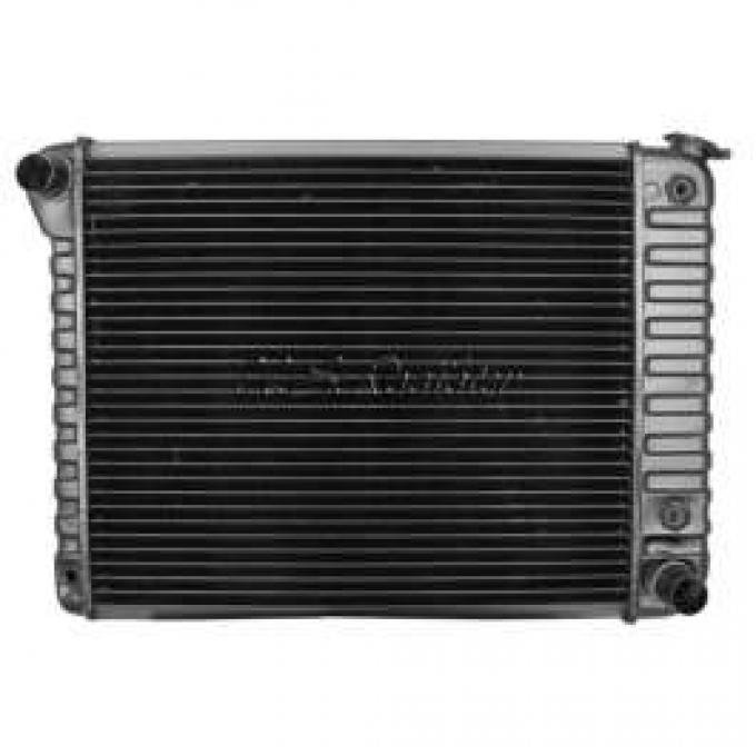 Chevelle Radiator, Small Block, 4-Row, For Cars With Manual Transmission & Without Air Conditioning, Desert Cooler, U.S. Radiator, 1968-1971