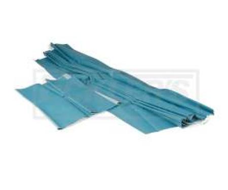 PUI 1968-1972 Chevrolet Chevelle Headliner, 4 Door Sedan 68AH4D106B | Bright Blue - Perforated