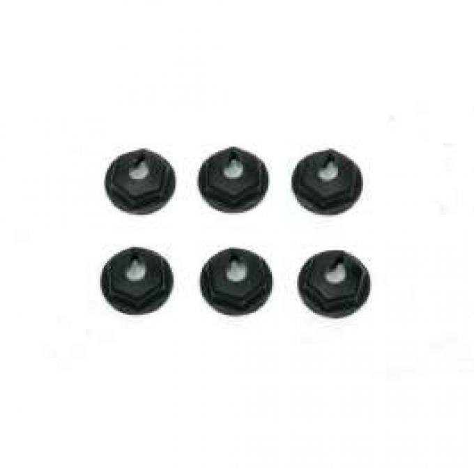 Chevelle Fender Eyebrow Molding Fasteners, 1964