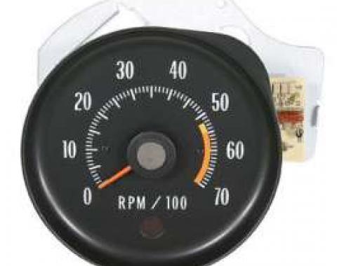 Chevelle Tachometer, 5500 RPM Redline, 1971-1972