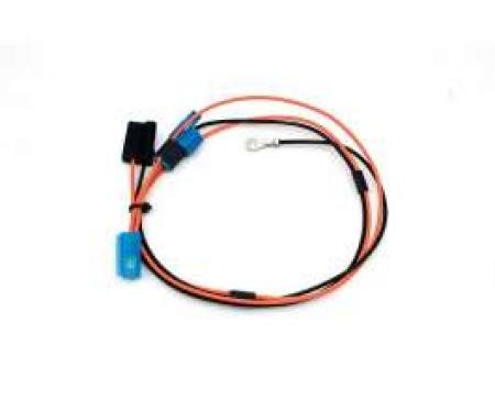 Chevelle Clock Wiring Harness, Dash Mounted, For All Cars Except Super Sport, 1970-1972