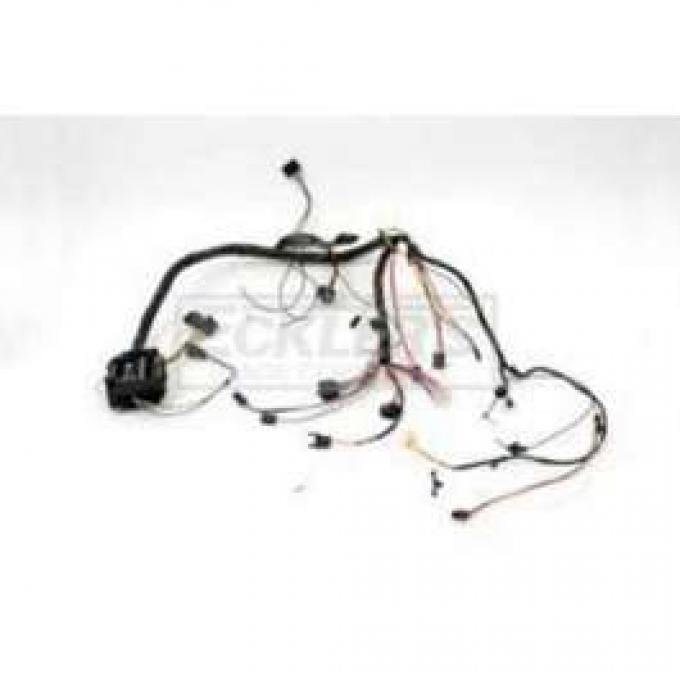 Chevelle Dash Wiring Harness, Main, For Cars With Standard Sweep Dash & Seat Belt Warning, 1972