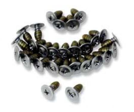 Chevelle Wheel Well Molding Mounting Screws, 1964-1972