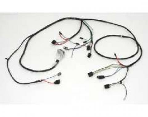 Chevelle Front Light Wiring Harness, For Cars With Factory Gauges, 1966